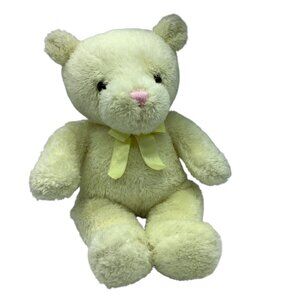 Carter's Classics Yellow Teddy Bear Plush Wind-Up Musical 11” Works